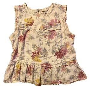 Floral Sleeveless Top